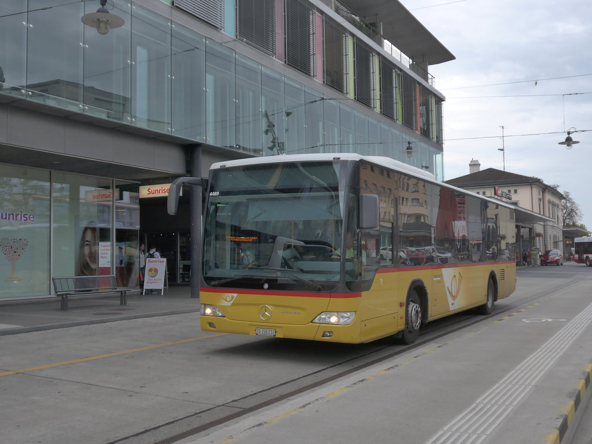 (182'522) - PostAuto Ostschweiz - TG 158'212 - Mercedes (ex Nr. 18) am 3. August 2017 beim Bahnhof Frauenfeld