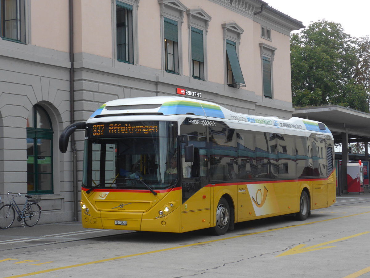 (182'524) - PostAuto Ostschweiz - TG 70'825 - Volvo am 3. August 2017 beim Bahnhof Frauenfeld