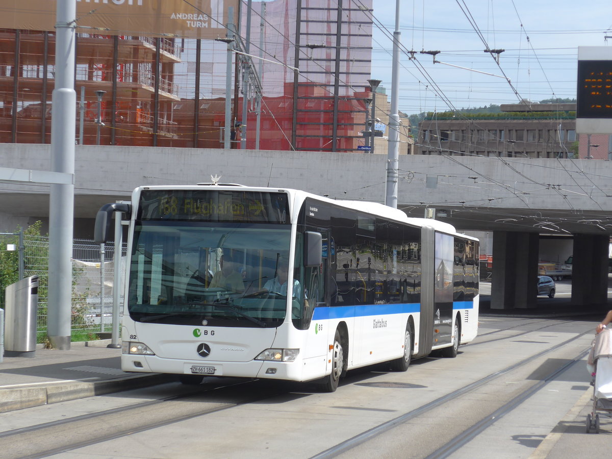 (182'650) - Welti-Furrer, Bassersdorf - Nr. 82/ZH 661'182 - Mercedes am 3. August 2017 beim Bahnhof Zrich-Oerlikon