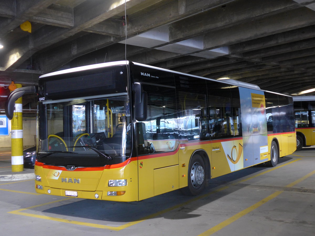 (182'792) - PostAuto Bern - Nr. 543/BE 832'543 - MAN am 5. August 2017 in Bern, Postautostation