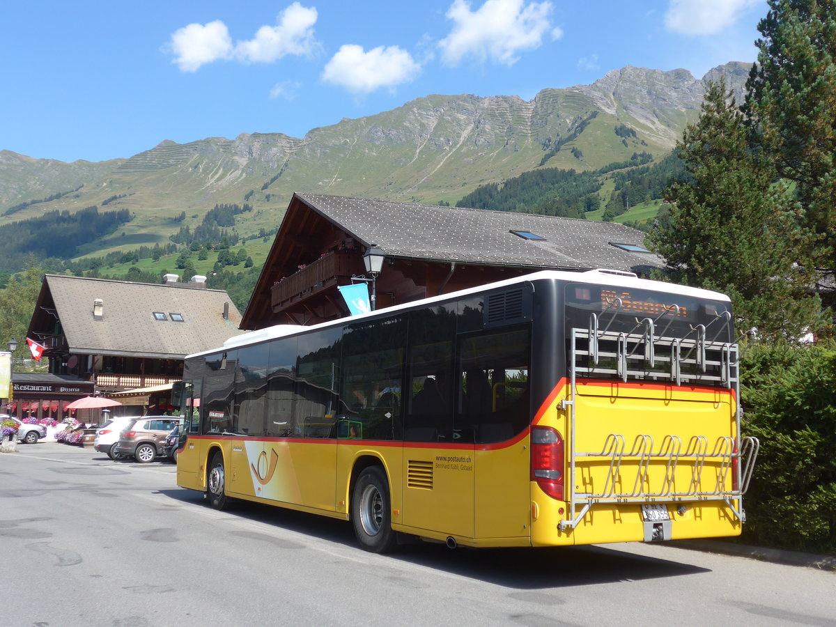 (183'980) - Kbli, Gstaad - Nr. 4/BE 360'355 - Setra am 24. August 2017 in Les Diablerets, Post