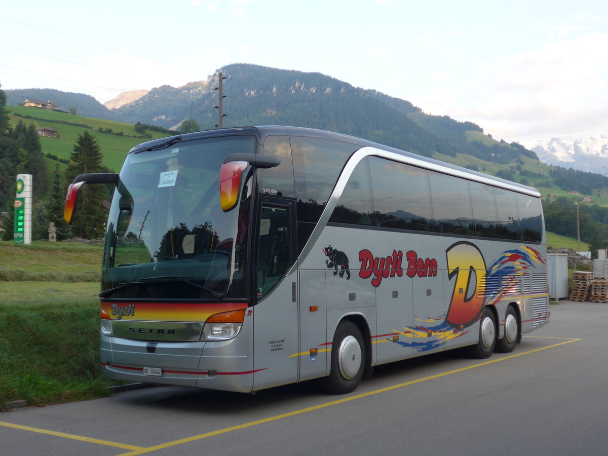 (184'278) - Dysli, Bern - Nr. 20/BE 10'444 - Setra (ex EvoBus, Kloten) am 25. August 2017 beim Bahnhof Mlenen