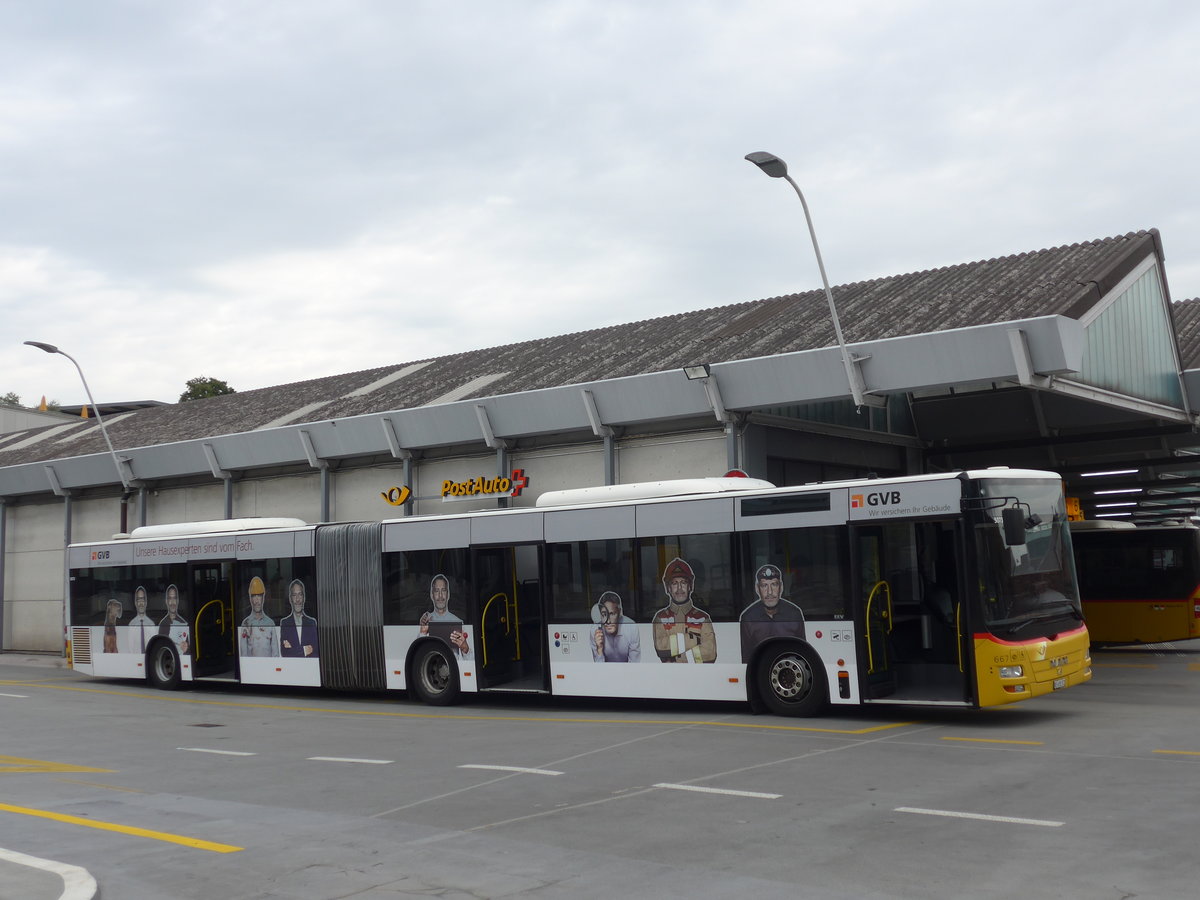 (184'513) - PostAuto Bern - Nr. 667/BE 615'372 - MAN am 27. August 2017 in Bern, Postautostation