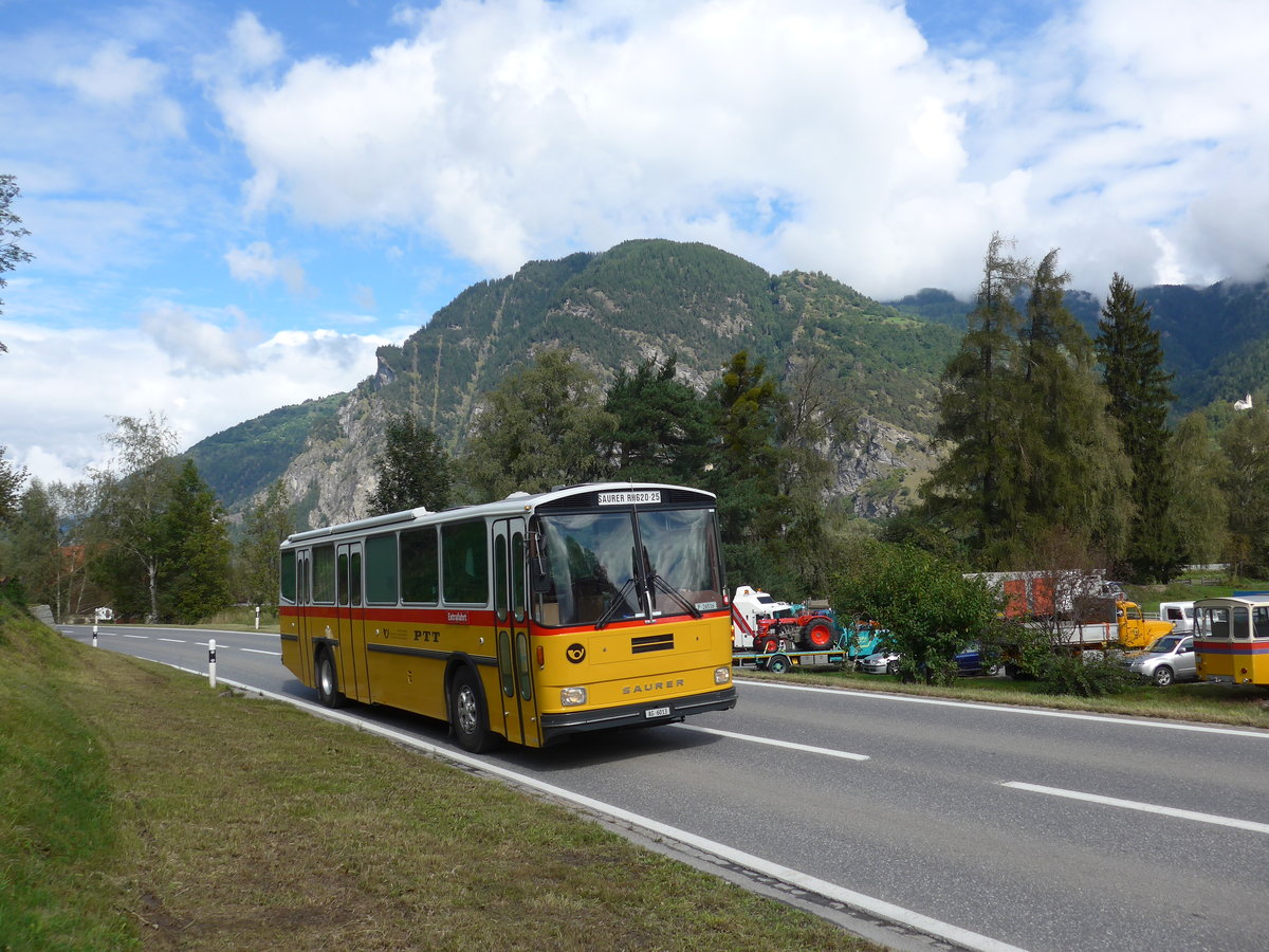 (184'926) - Gloor, Staufen - AG 6013 - Saurer/Hess (ex ALMAT, Tagelswangen; ex P 26'516) am 16. September 2017 in Cazis, Bndner Arena