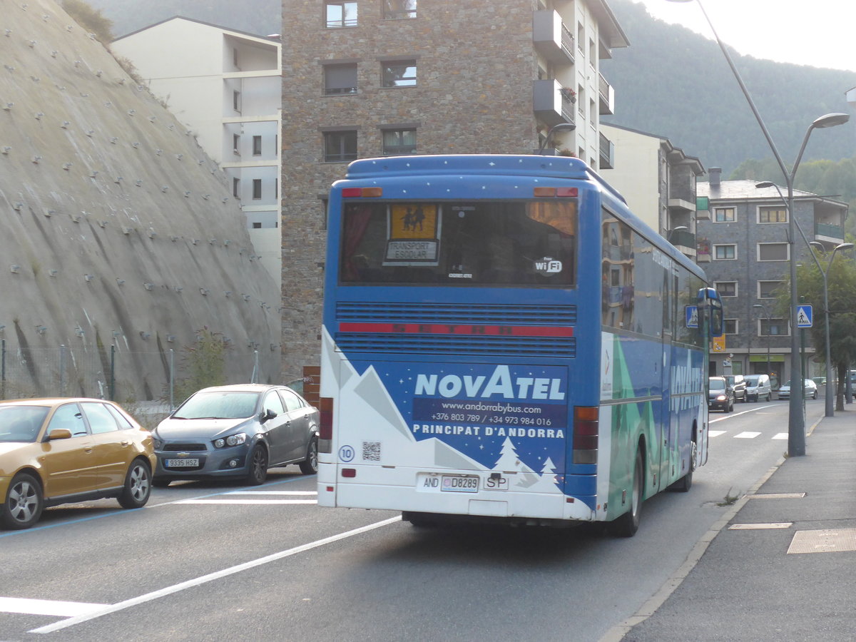 (185'293) - Andbus, Andorra la Vella - Nr. 10/D8289 - Setra am 27. September 2017 in La Massana, El Pui