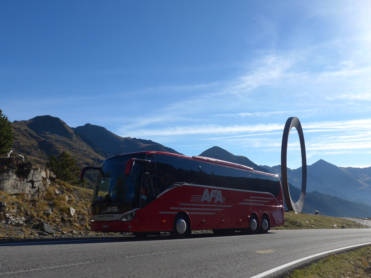 (185'294) - Aus der Schweiz: AFA Adelboden - Nr. 16/BE 21'181 - Setra am 27. September 2017 bei Arcals