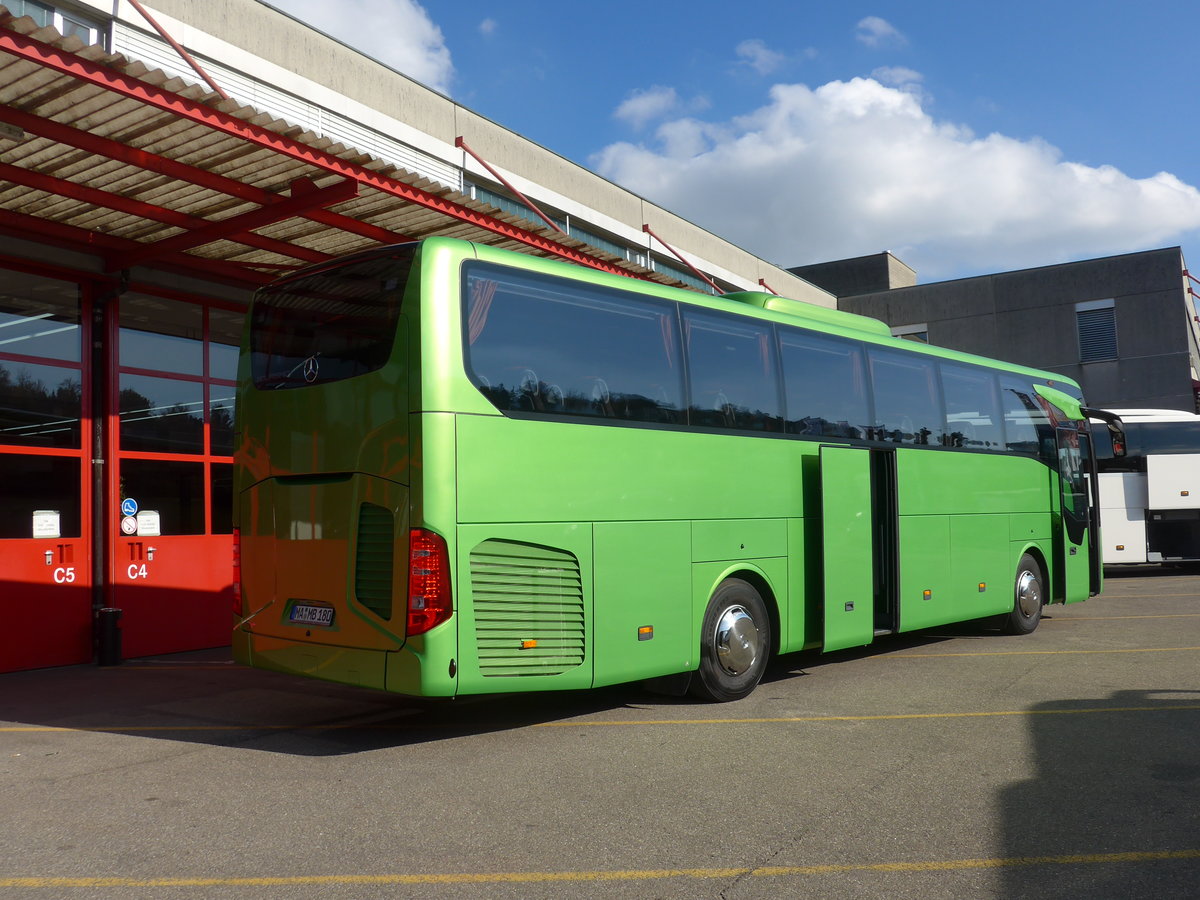 (186'171) - Aus Deutschland: Mercedes, Mannheim - MA-MB 180 - Mercedes am 3. November 2017 in Kloten, EvoBus