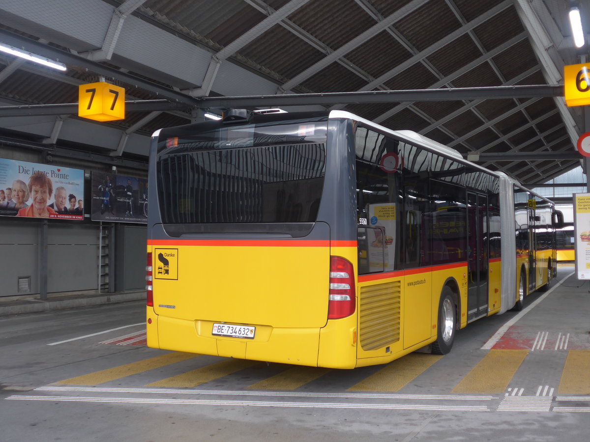 (186'551) - PostAuto Bern - Nr. 632/BE 734'632 - Mercedes am 19. November 2017 in Bern, Postautostation