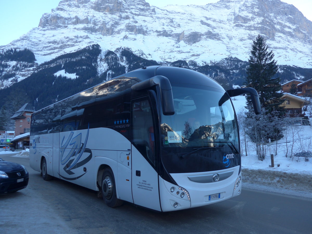 (187'316) - Aus Italien: CMT, Terni - FC-978 AJ - Irisbus am 24. Dezember 2017 in Grindelwald, Grund