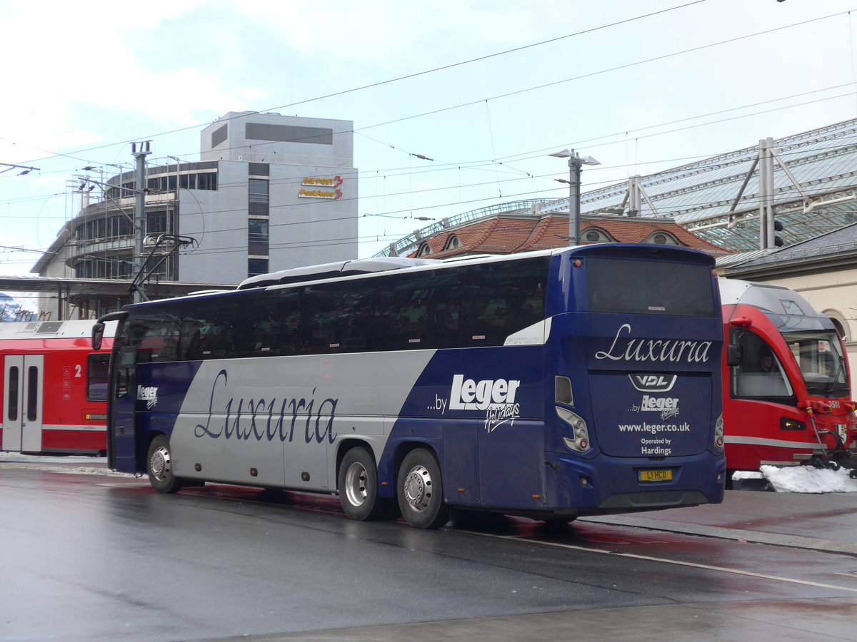 (187'540) - Aus England: Leger, Rotherham - L1 HCD - VDL am 1. Januar 2018 beim Bahnhof Chur