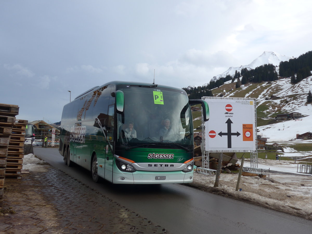 (187'738) - Sgesser, Wintersingen - Nr. 9/BL 20'153 - Setra am 7. Januar 2018 in Adelboden, Weltcup