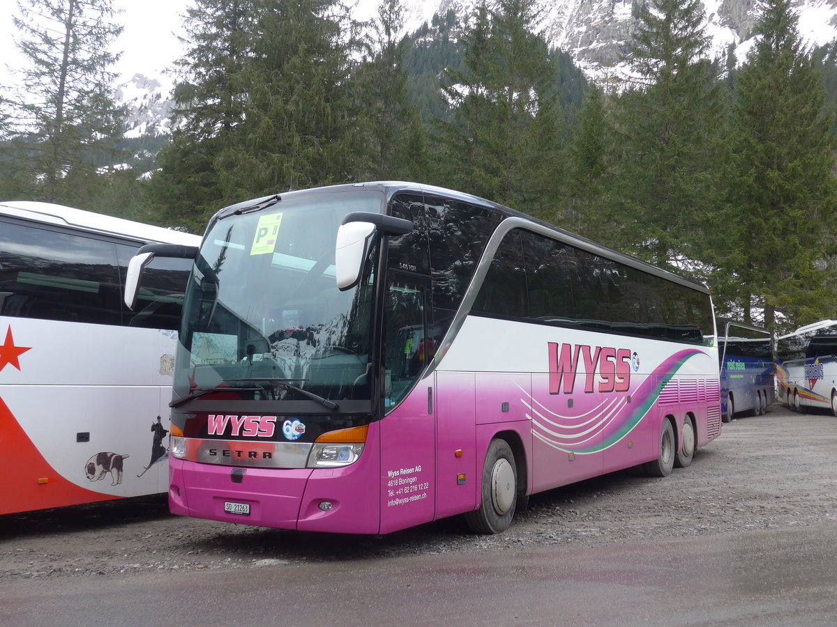 (187'820) - Wyss, Boningen - Nr. 50/SO 21'263 - Setra am 7. Januar 2018 in Adelboden, Unter dem Birg