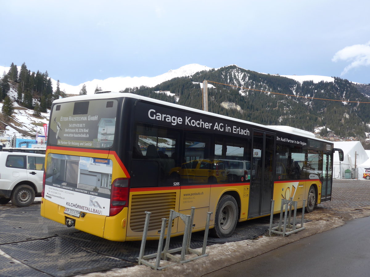 (187'847) - Wieland, Murten - Nr. 52/FR 300'635 - Setra am 7. Januar 2018 in Adelboden, Unter dem Birg