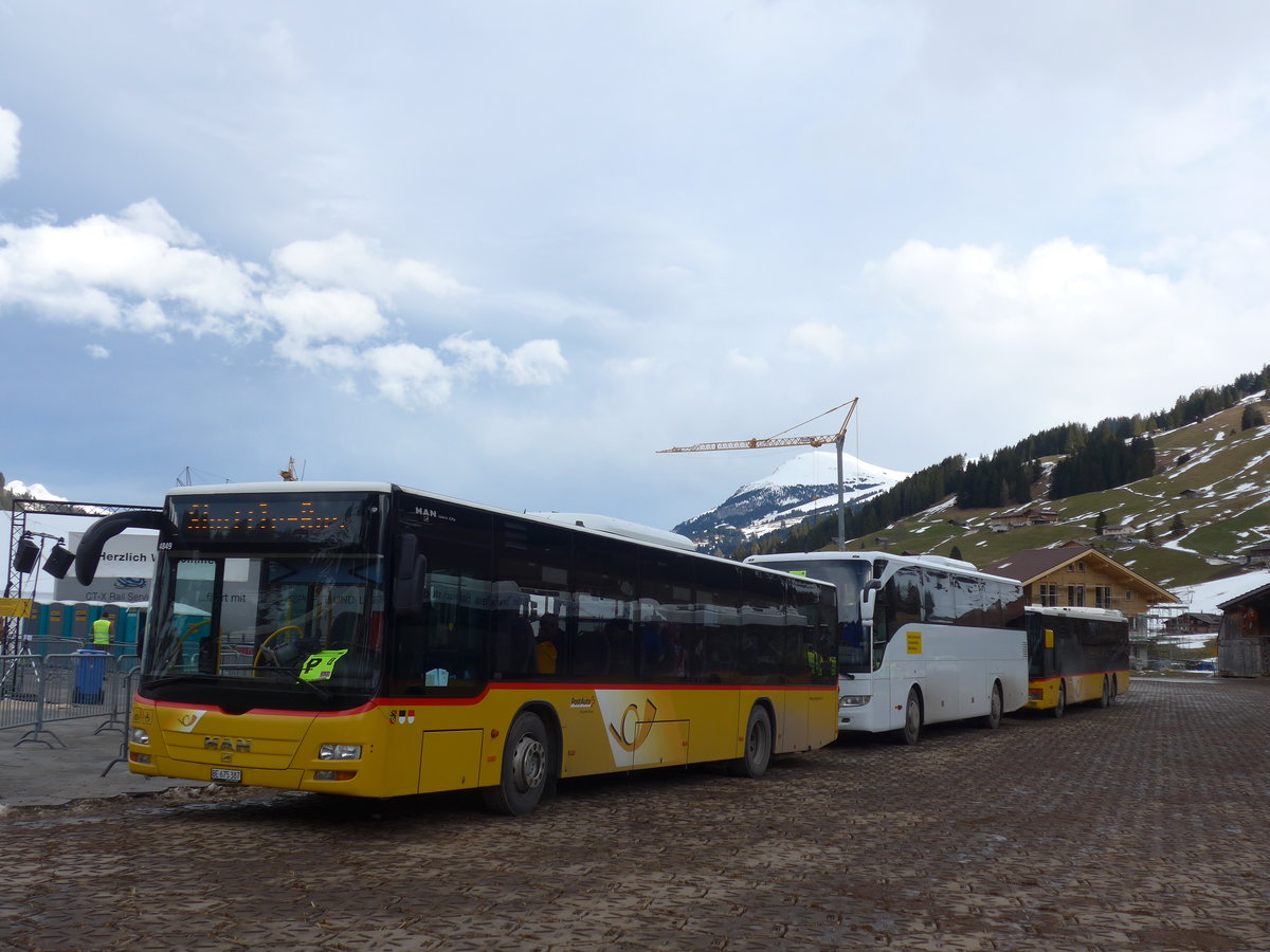 (187'852) - PostAuto Bern - Nr. 541/BE 675'387 - MAN am 7. Januar 2018 in Adelboden, Weltcup