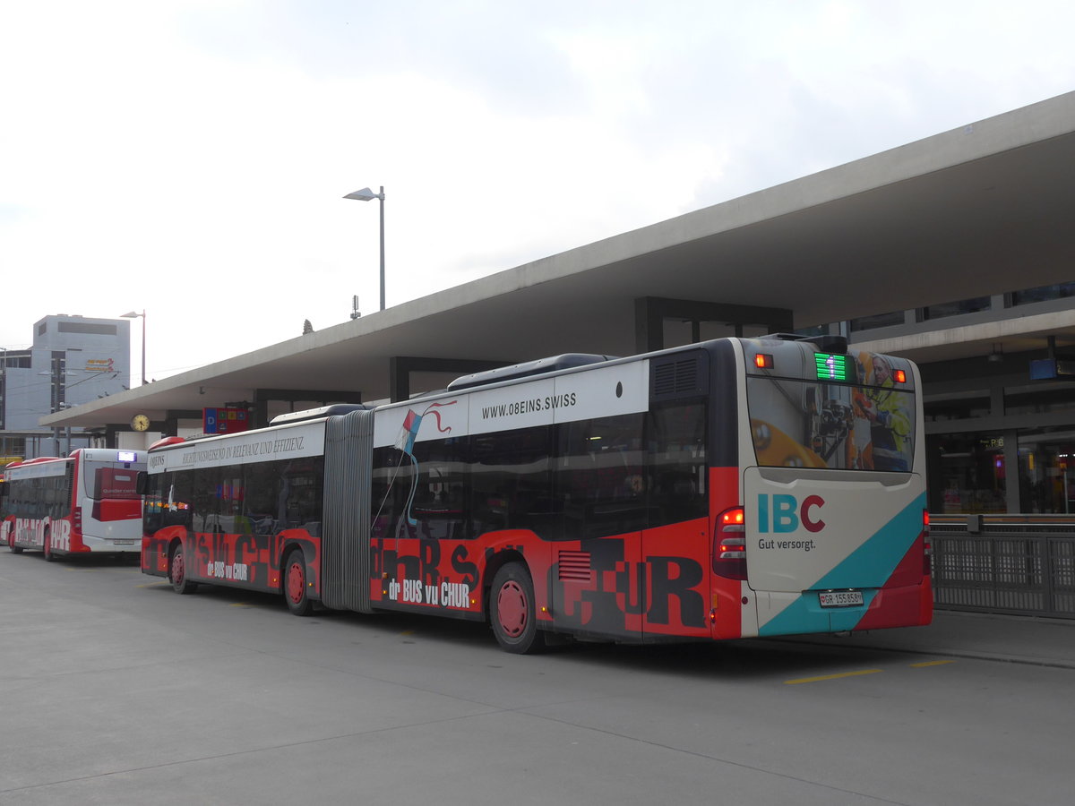 (188'183) - SBC Chur - Nr. 58/GR 155'858 - Mercedes am 3. Februar 2018 beim Bahnhof Chur