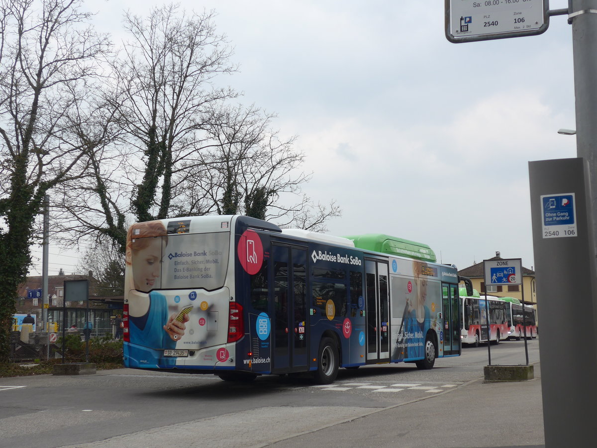 (189'637) - BGU Grenchen - Nr. 30/SO 29'435 - Mercedes am 26. Mrz 2018 beim Bahnhof Grenchen Sd