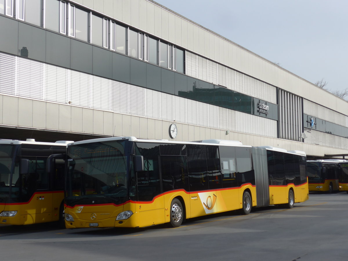 (189'866) - PostAuto Bern - Nr. 631/BE 734'631 - Mercedes am 2. April 2018 in Bern, Postautostation