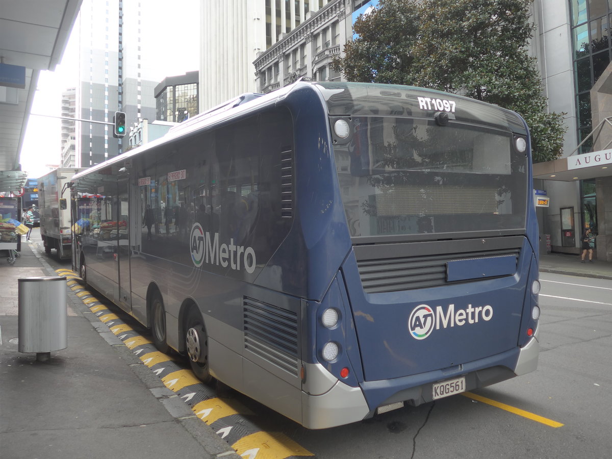 (192'029) - AT Metro, Auckland - Nr. RT1097/KQG 561 - Alexander Dennis am 30. April 2018 in Auckland