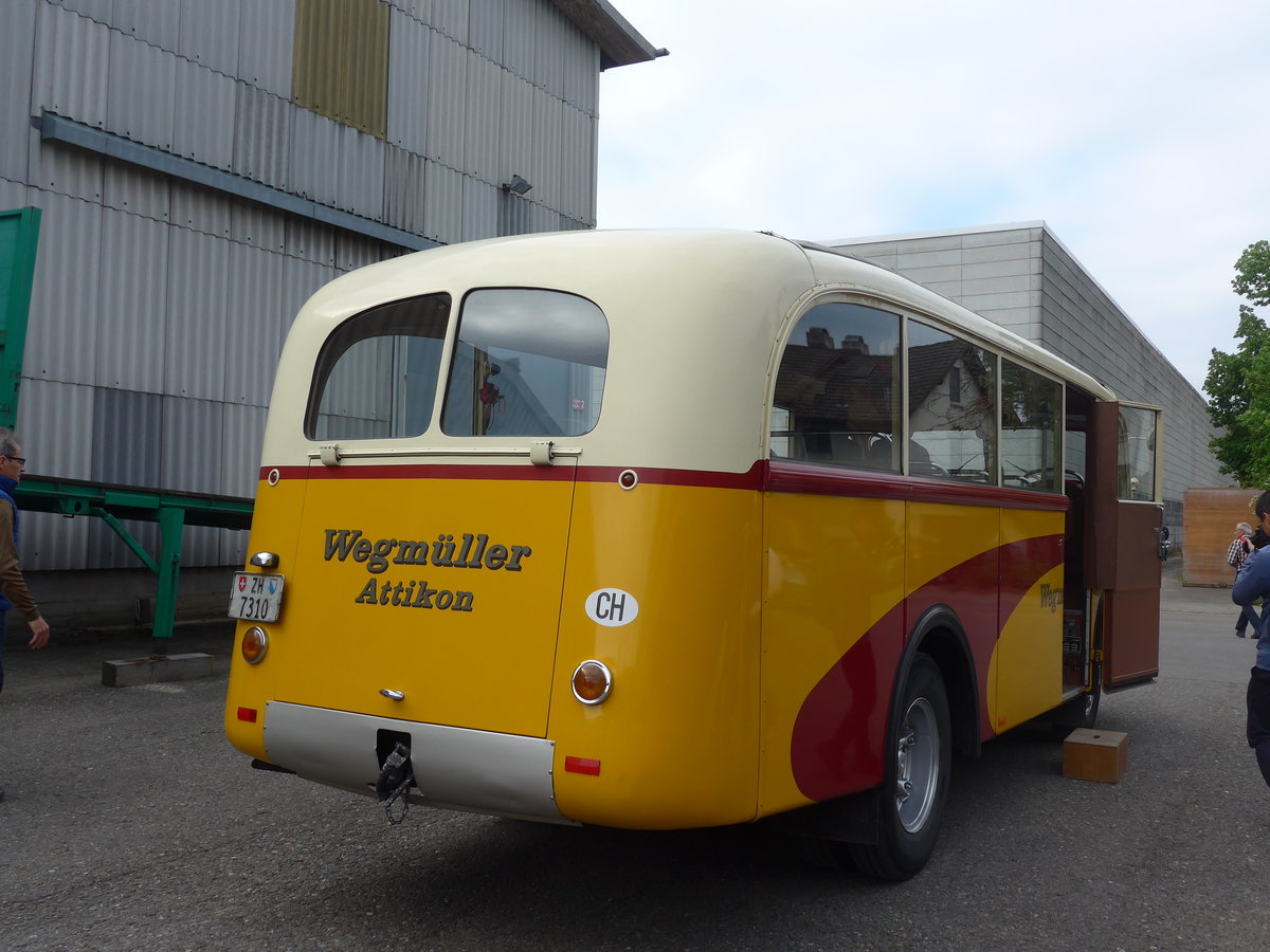 (192'396) - Wegmller, Attikon - ZH 7310 - Berna/R&J (ex M+79'501) am 5. Mai 2018 in Attikon, Wegmller