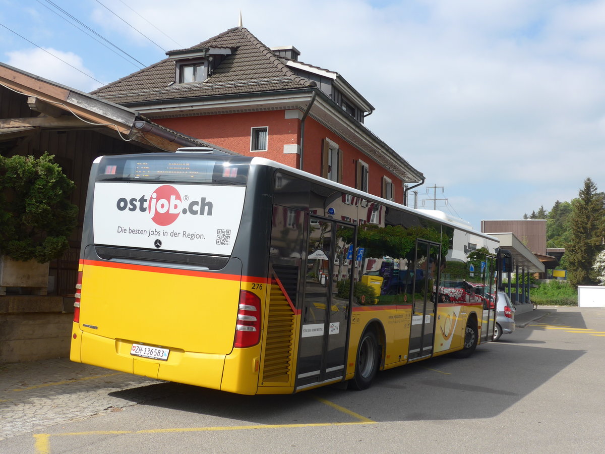 (192'571) - Moser, Flaach - Nr. 276/ZH 136'583 - Mercedes am 5. Mai 2018 beim Bahnhof Rickenbach-Attikon