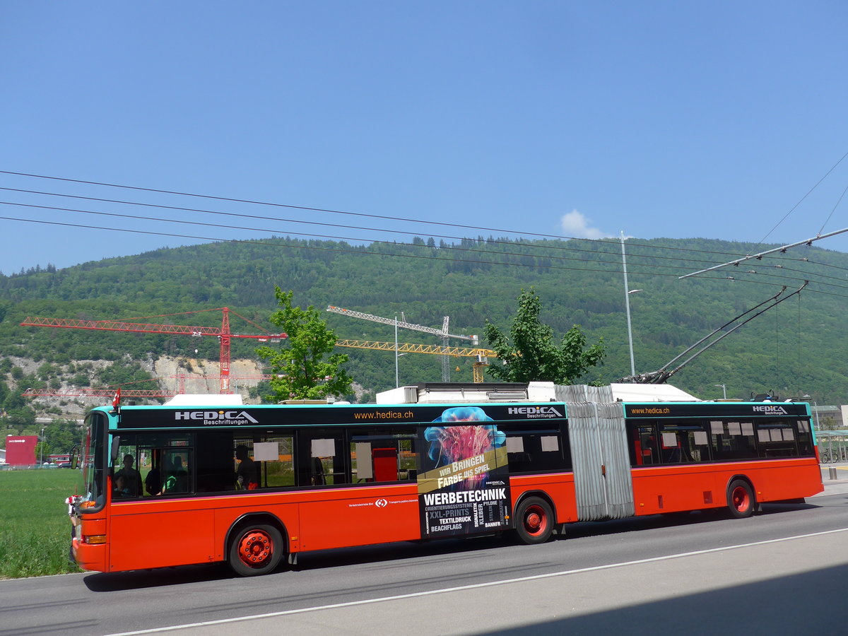 (192'862) - VB Biel - Nr. 84 - NAW/Hess Gelenktrolleybus am 6. Mai 2018 in Biel, Stadien