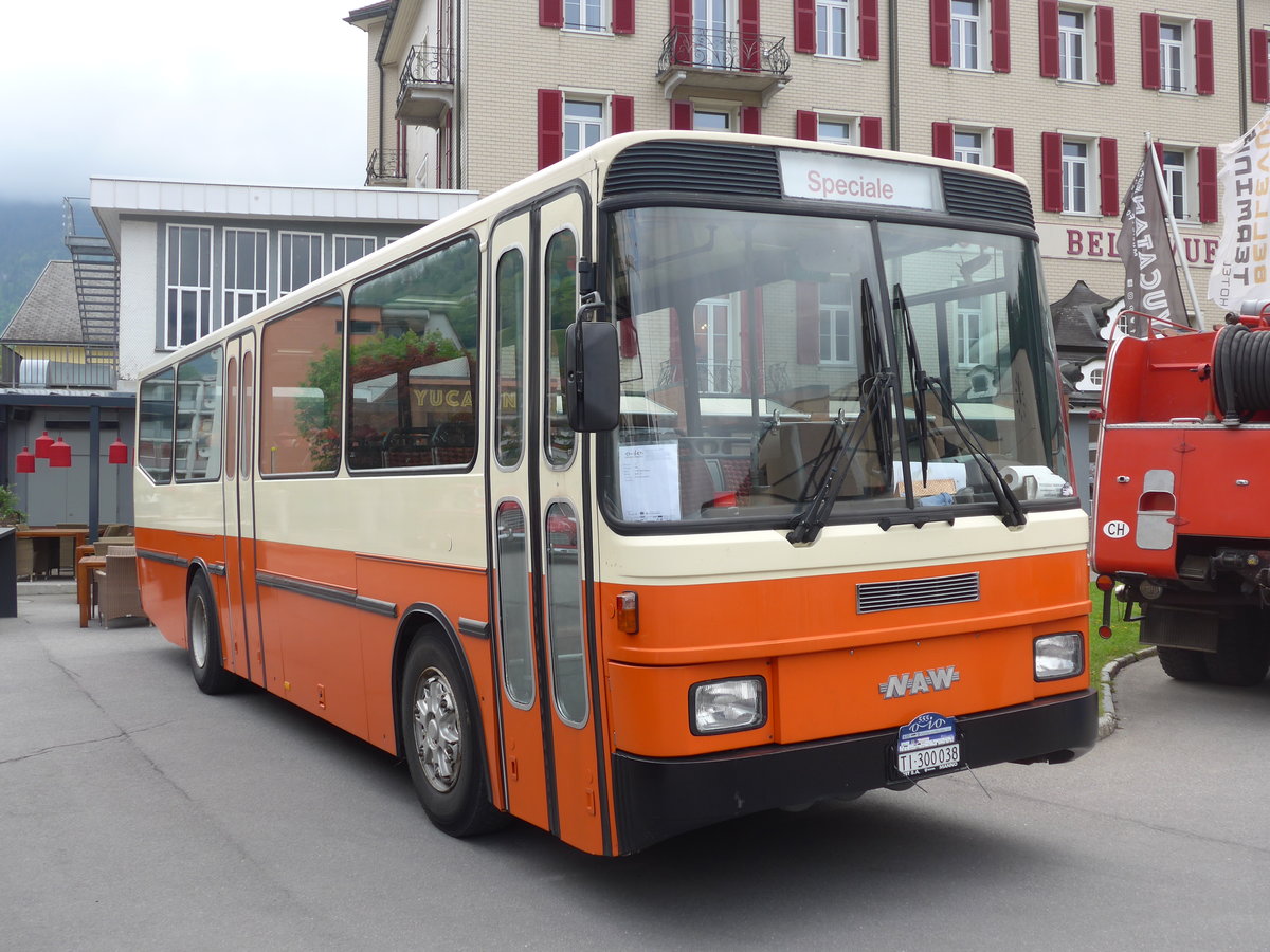 (193'128) - AWD Dienstleistungen, Hnenberg - TI 300'038 - NAW/Hess (ex AMSA Chiasso Nr. 22; ex Tischhauser, Oberschan) am 20. Mai 2018 in Engelberg, OiO