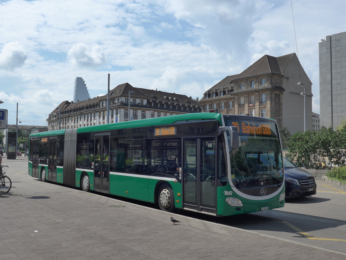 (193'903) - BVB Basel - Nr. 7047/BS 99'347 - Mercedes am 10. Juni 2018 in Basel, Badischer Bahnhof