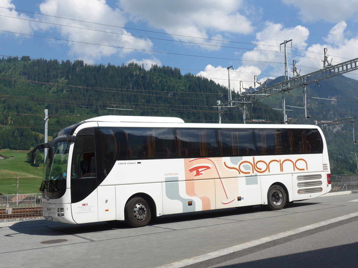 (194'726) - Aus Italien: Sabrina, Cassino - ER-245 RD - MAN am 9. Juli 2018 beim Bahnhof Zweisimmen