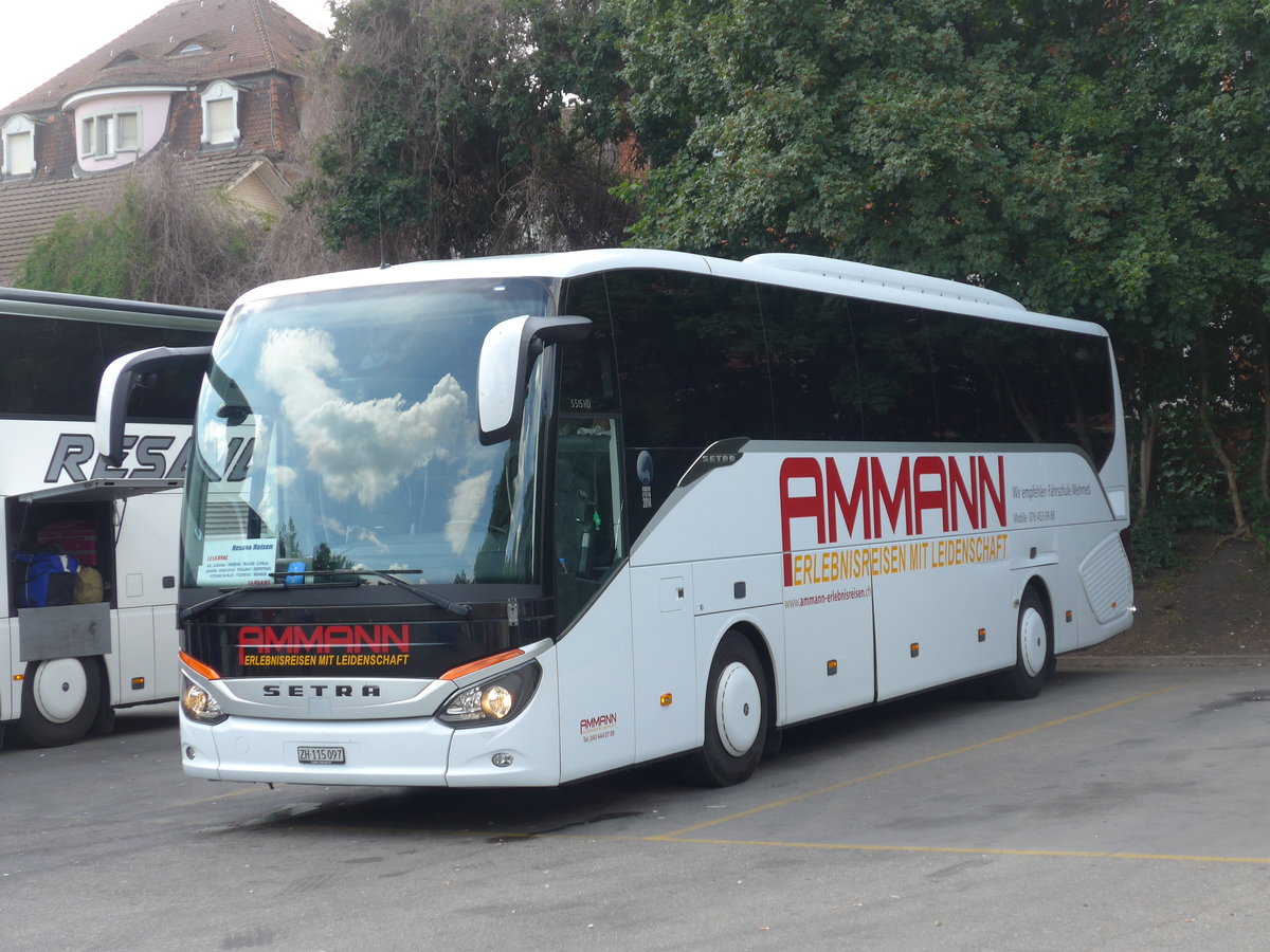 (194'881) - Ammann, Neerach - ZH 115'097 - Setra am 15. Juli 2018 in Zrich, Sihlquai