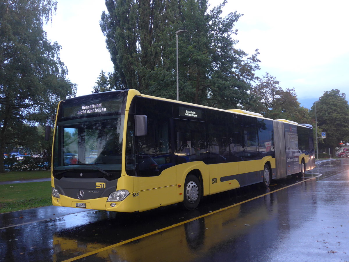 (195'033) - STI Thun - Nr. 184/BE 804'184 - Mercedes am 21. Juli 2018 in Thun, Lachen