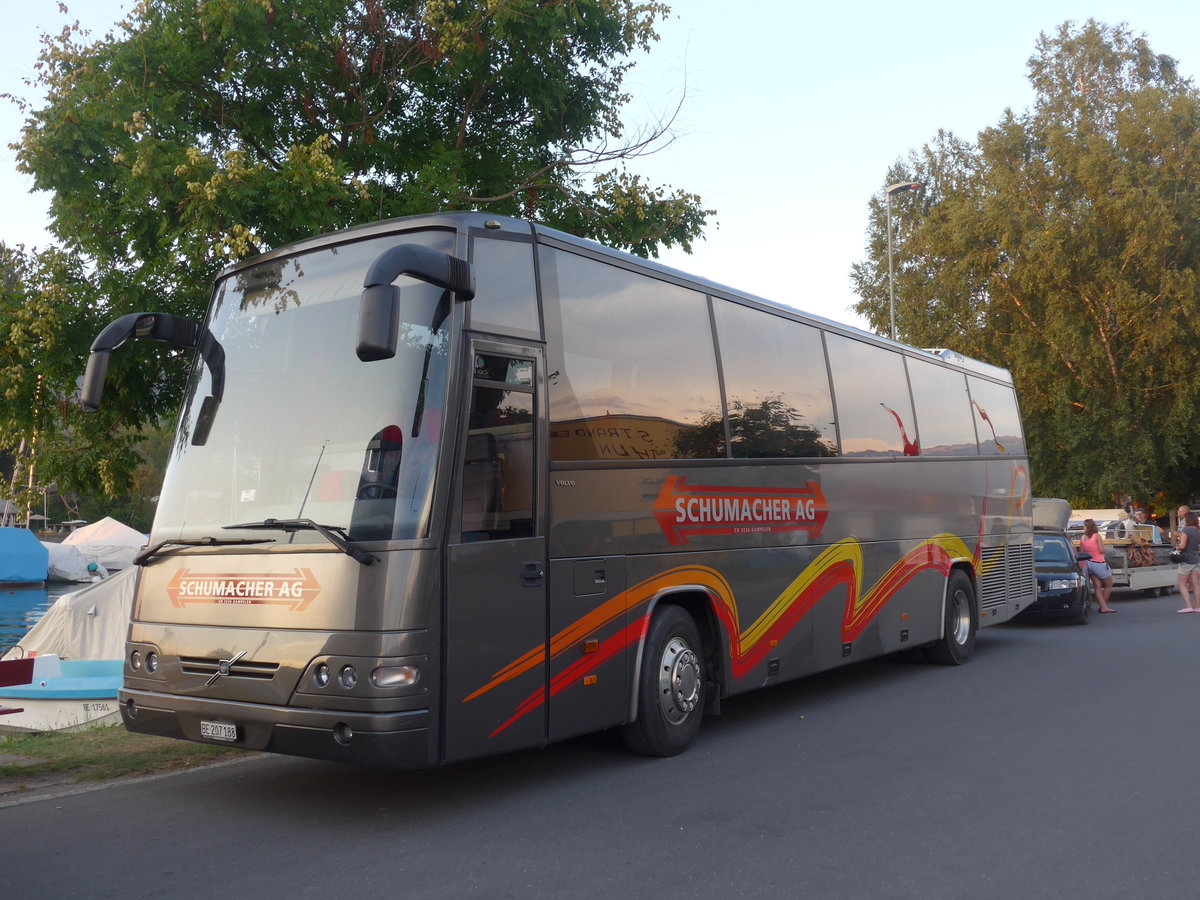 (195'495) - Schumacher, Gampelen - BE 207'188 - Volvo am 3. August 2018 in Thun, Strandbad