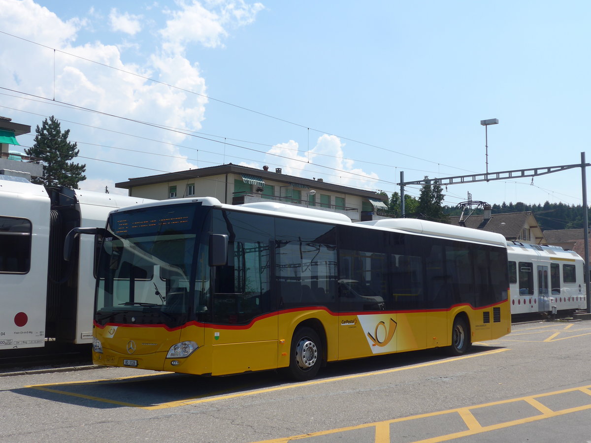 (195'582) - Faucherre, Moudon - VD 3120 - Mercedes am 5. August 2018 beim Bahnhof Palzieux