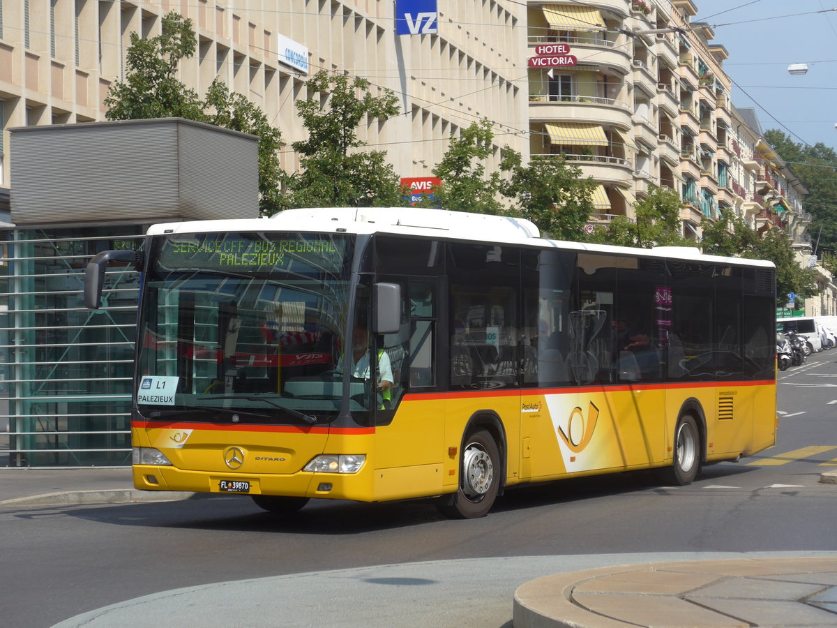 (195'748) - Aus Liechtenstein: Schdler, Triesenberg - Nr. 70/FL 39'870 - Mercedes (ex PostAuto Ostschweiz Nr. 6) am 6. August 2018 beim Bahnhof Lausanne