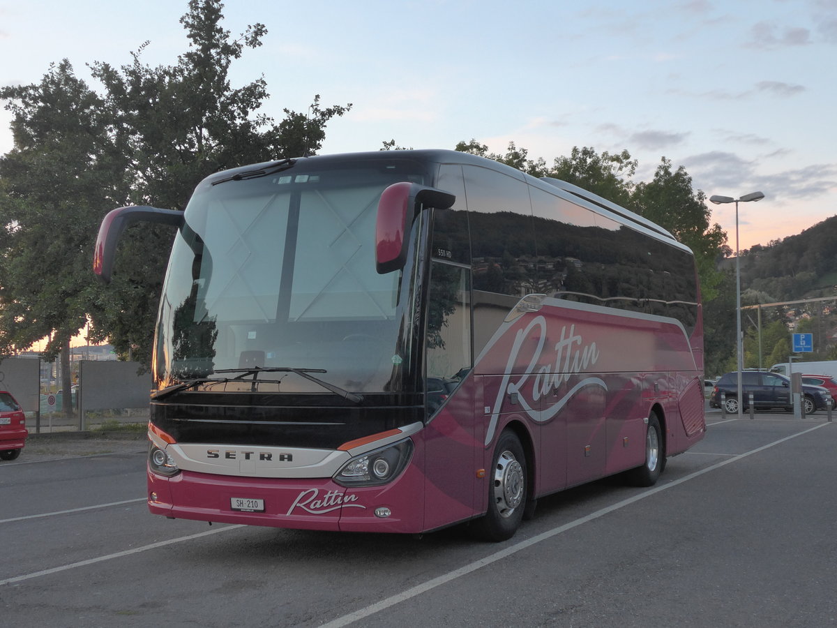 (195'813) - Rattin, Neuhausen - Nr. 10/SH 210 - Setra am 11. August 2018 in Thun, Seestrasse