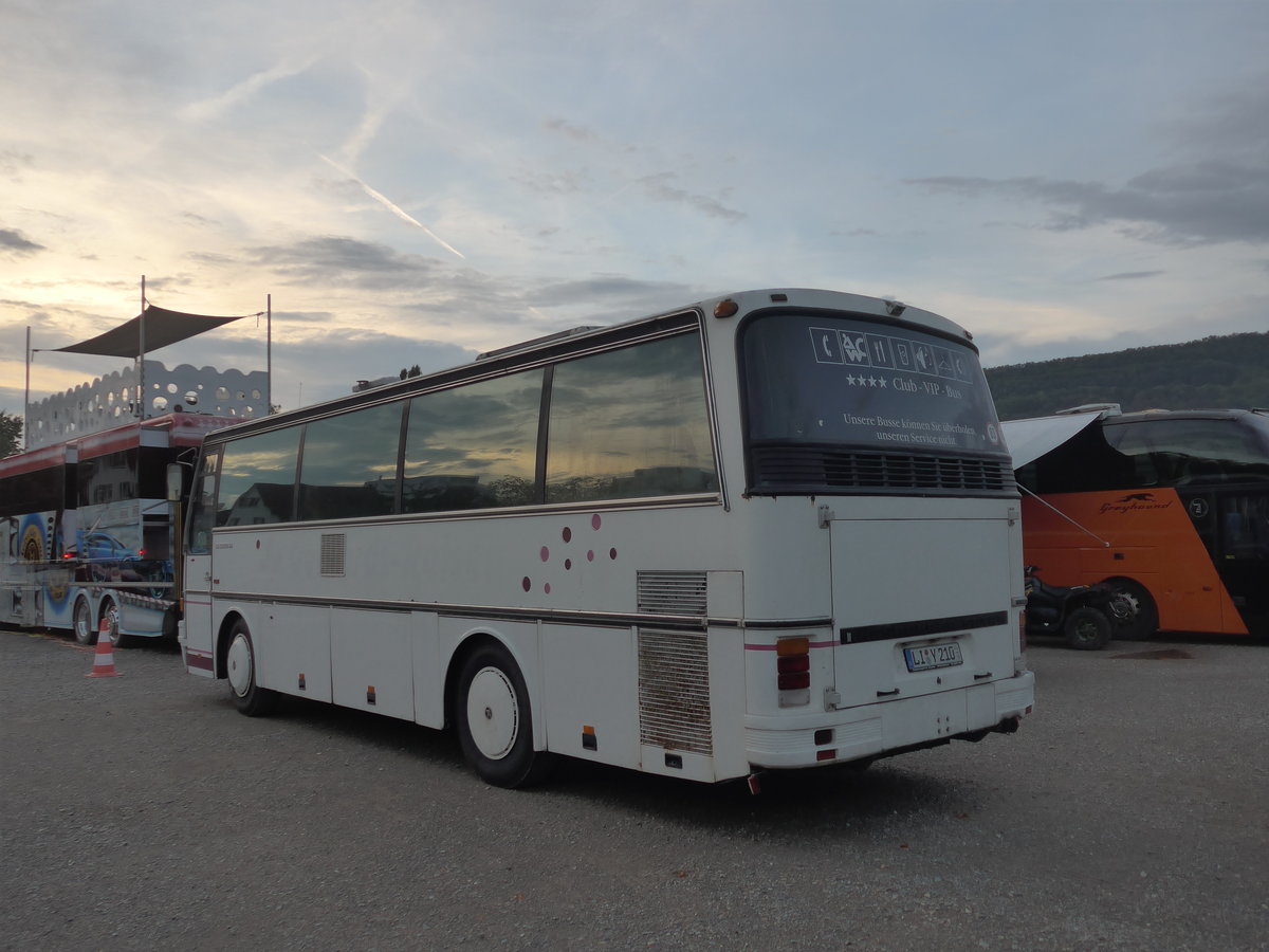 (195'943) - Aus Deutschland: ??? - LI-Y 210 - Setra am 17. August 2018 in Wettingen, Zirkuswiese