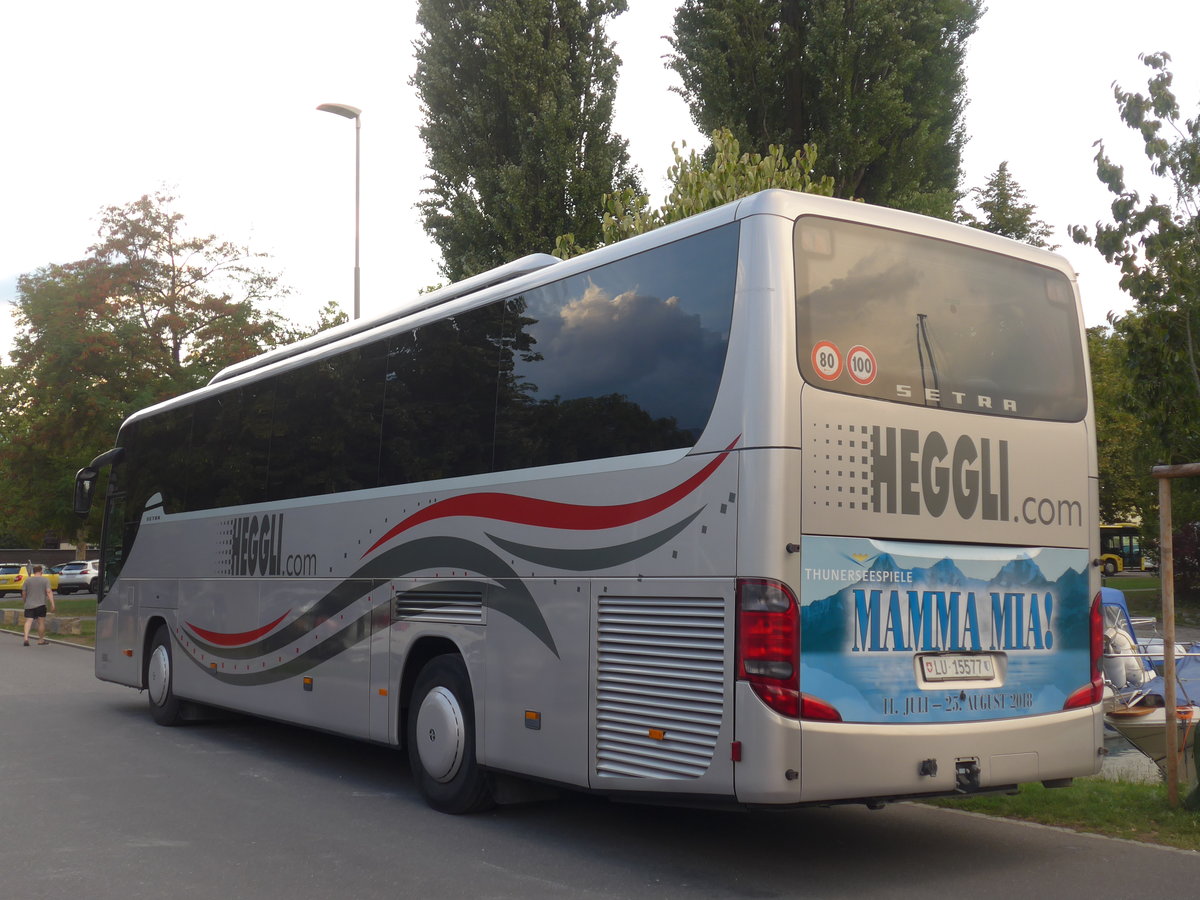 (196'189) - Heggli, Kriens - Nr. 36/LU 15'577 - Setra am 23. August 2018 in Thun, Strandbad