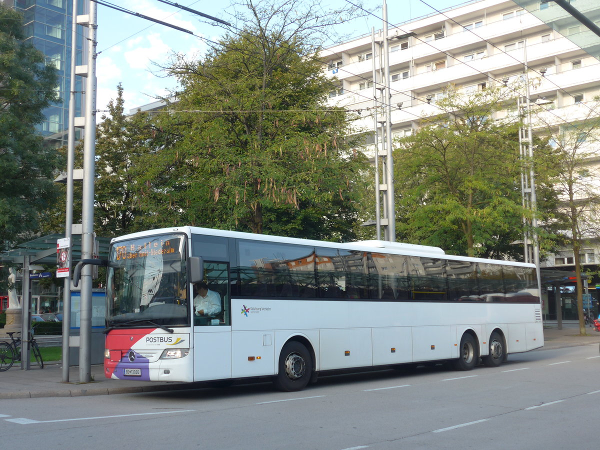 (197'029) - PostBus - BD 13'936 - Mercedes am 13. September 2018 beim Bahnhof Salzburg