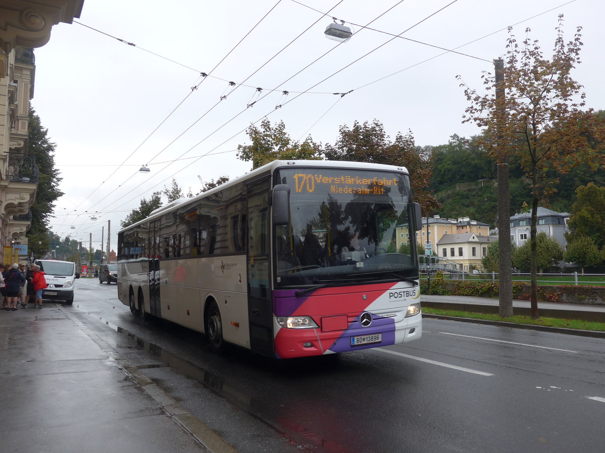 (197'483) - PostBus - BD 13'896 - Mercedes am 14. September 2018 in Salzburg, Mozartsteg