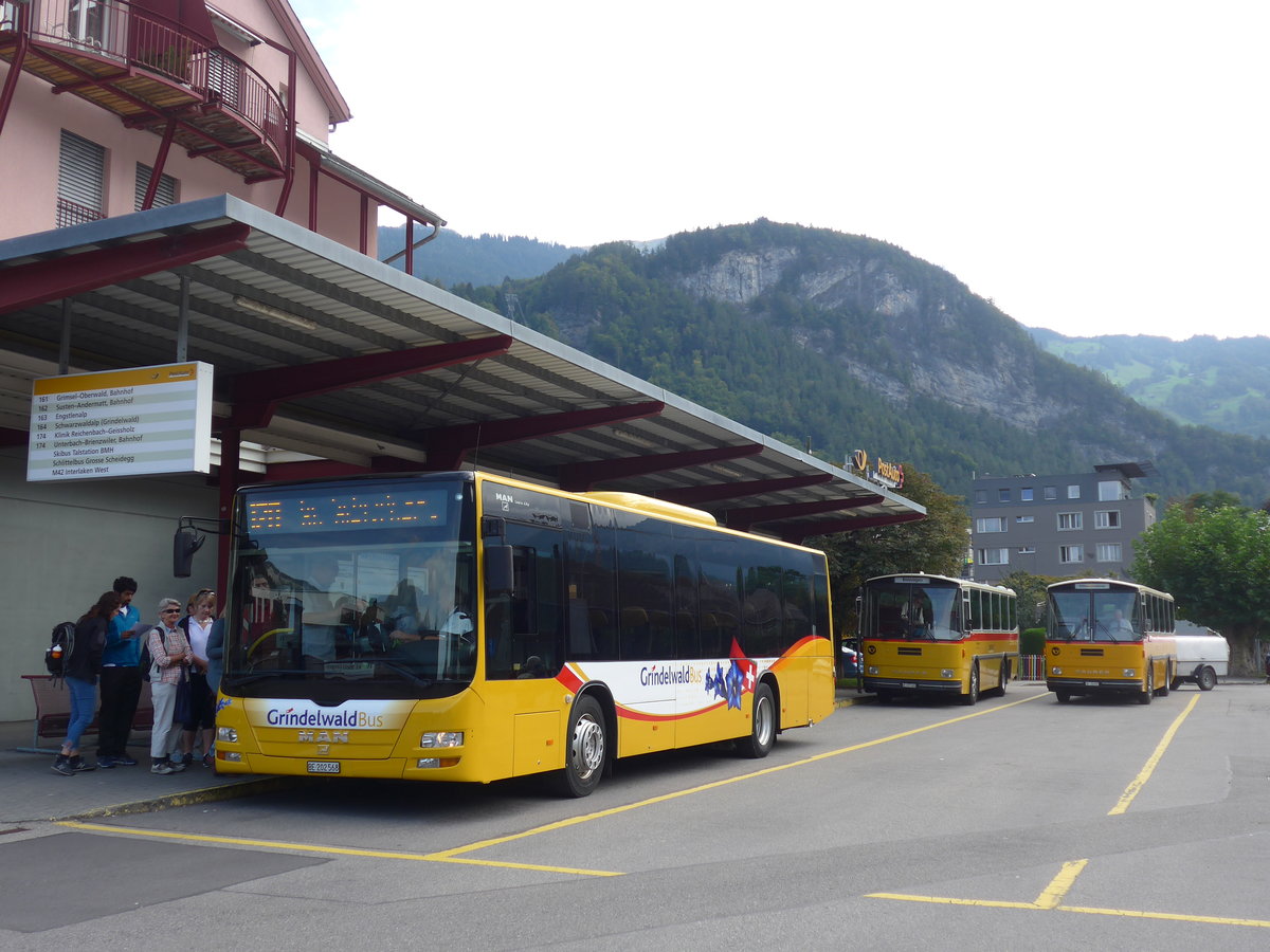 (197'675) - AVG Grindelwald - Nr. 14/BE 202'568 - MAN/Gppel am 16. September 2018 in Meiringen, Postautostation