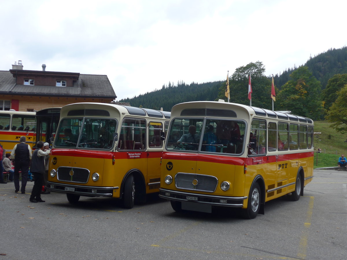 (197'793) - Frutig, Birmensdorf - ZH 560'883 - FBW/FHS (ex P 23'217) am 16. September 2018 auf der Schwarzwaldalp