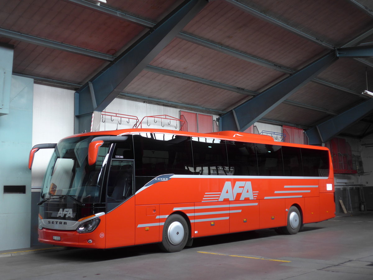 (198'081) - AFA Adelboden - Nr. 26/BE 26'708 - Setra am 1. Oktober 2018 in Adelboden, Busstation