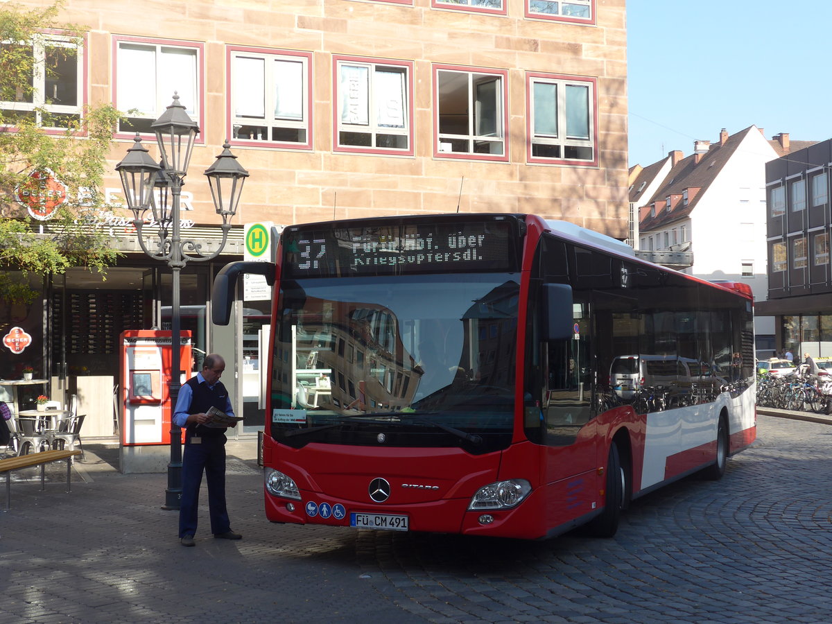 (198'360) - Schmetterling, Obertrubach - F-CM 491 - Mercedes am 17. Oktober 2018 in Nrnberg, Heilig-Geist-Spital