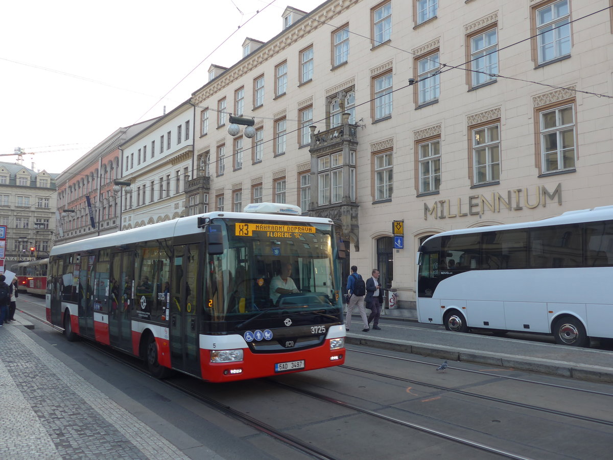 (198'430) - DPP Praha - Nr. 3725/5AD 3497 - SOR am 18. Oktober 2018 in Praha, Masarykovo