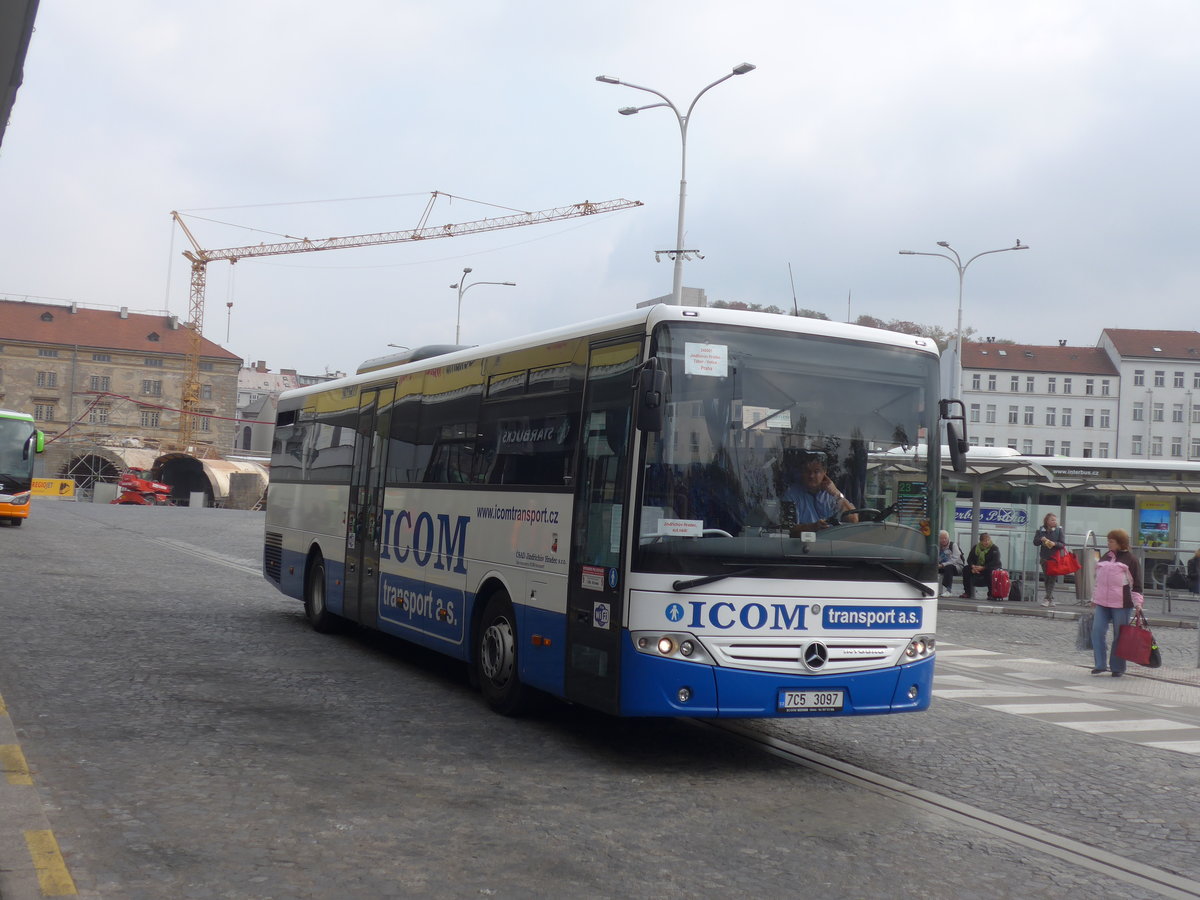 (198'635) - ICOM Jihlava - 7C5 3097 - Mercedes am 19. Oktober 2018 in Praha, Florenc