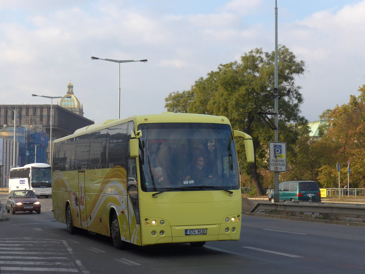 (198'962) - Aus Estland: Taisto, Tallinn - 674 MJG - Temsa am 21. Oktober 2018 in Praha, Hlavn Ndraz