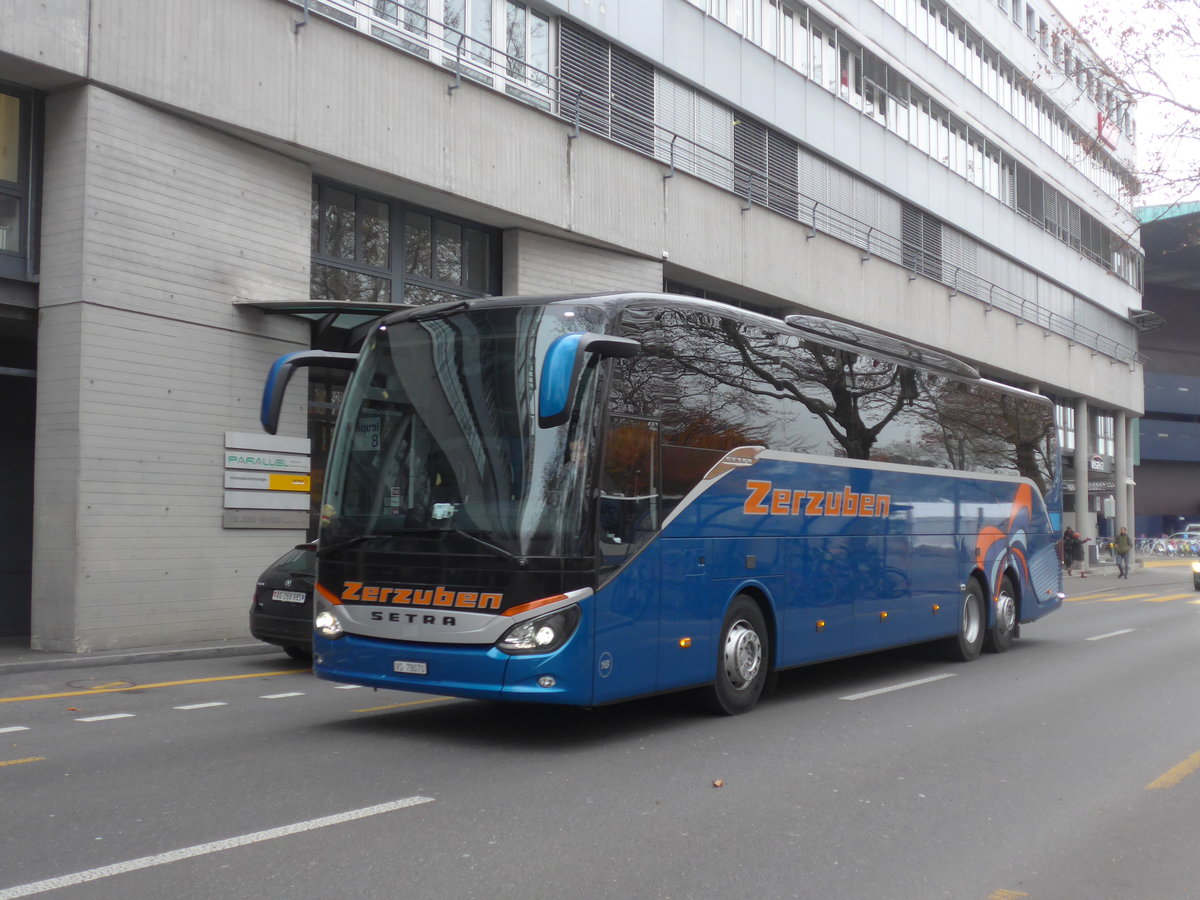 (199'344) - Zerzuben, Visp-Eyholz - Nr. 16/VS 78'070 - Setra am 18. November 2018 in Luzern, Inseli-P