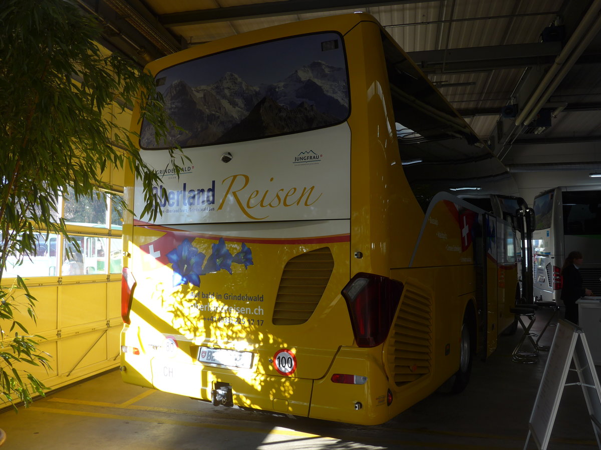 (199'575) - Oberland Reisen, Thun - Nr. 22/BE 92'977 - Setra (ex AVG Grindelwald Nr. 22) am 25. November 2018 in Thun, Garage STI