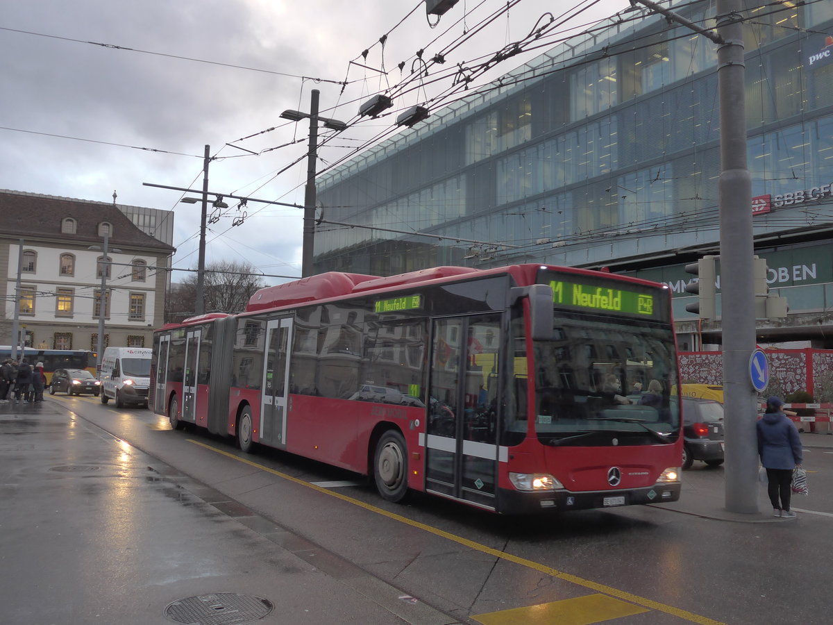 (199'947) - Bernmobil, Bern - Nr. 841/BE 671'841 - Mercedes am 10. Dezember 2018 beim Bahnhof Bern