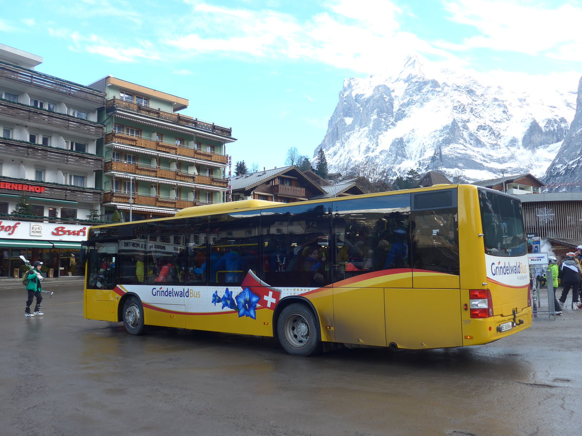 (200'489) - AVG Grindelwald - Nr. 11/BE 261'865 - MAN/Gppel am 1. Januar 2019 beim Bahnhof Grindelwald