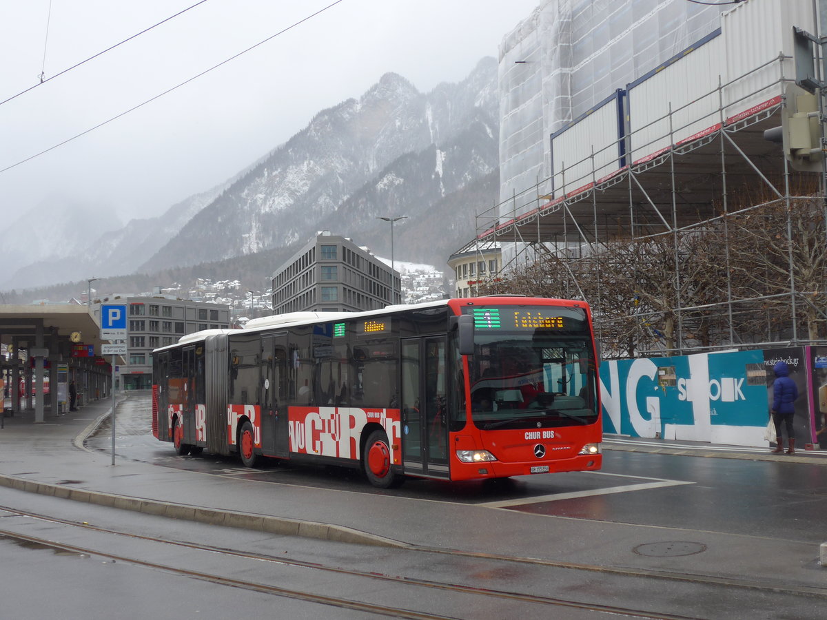 (200'624) - SBC Chur - Nr. 56/GR 155'856 - Mercedes (ex Nr. 36) am 2. Januar 2019 beim Bahnhof Chur